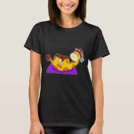 Giraffe Yoga Meditation Gymnastics T Shirt