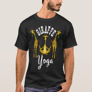 Giraffe Yoga Workout for Women Manar Relaxing T Shirt