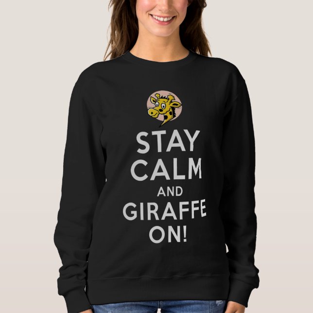 Giraffe  Zoo Animal Giraffe Girl  Zoo Keeper T Shirt (Framsida)