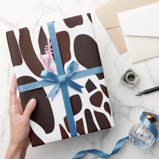 Giraffens Hudmönster Presentpapper (Gifting)