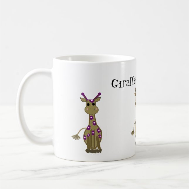 Giraffer är Coola Kaffemugg (Vänster)