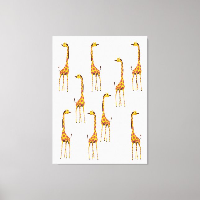 Giraffer Canvastryck (Framsida)