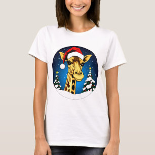 Giraffer jul t shirt