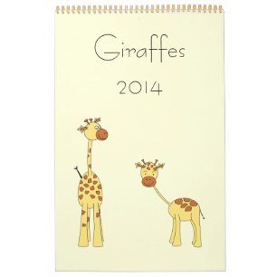 Giraffes 2014. Stäng av Tecknader. Kalender