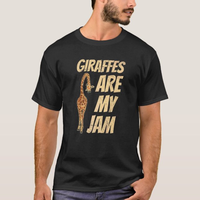 Giraffes är min Sylt för en giraffe Fläkt T Shirt (Framsida)