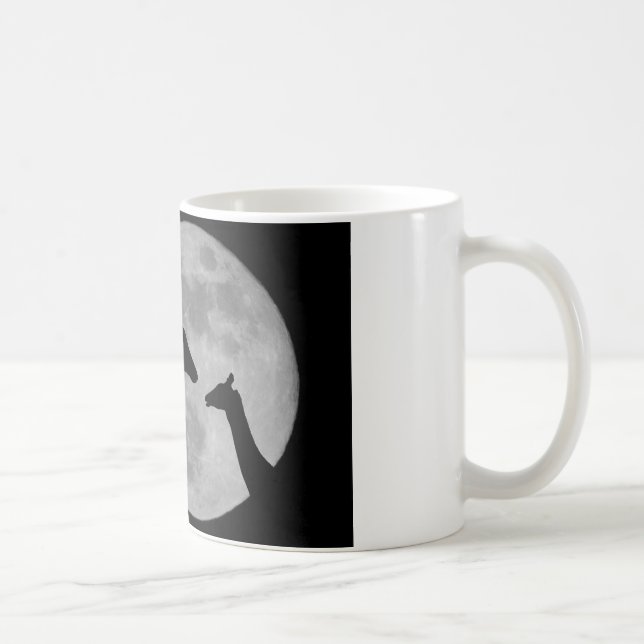 Giraffes at Fullmånnatt Kaffemugg (Höger)