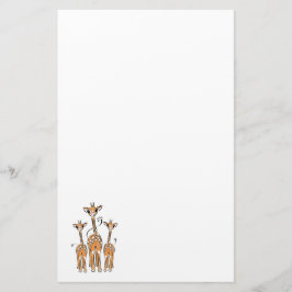 Giraffes Brevpapper