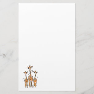 Giraffes Brevpapper