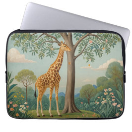 Giraffes Canopy Laptop Fodral