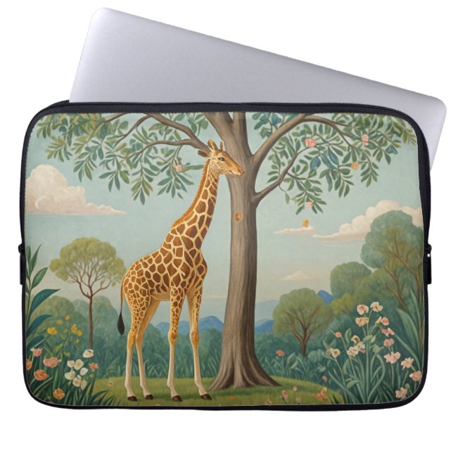 Giraffes Canopy Laptop Fodral (Framsidan)