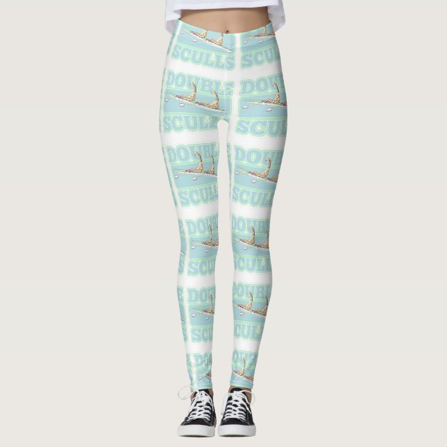 Giraffes dubbla scullrov regatta leggings (Framsida)