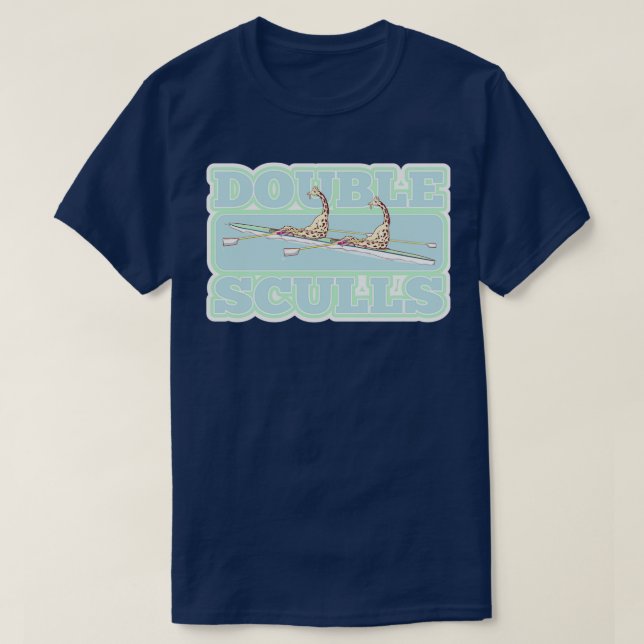 Giraffes dubbla scullrov regatta t shirt (Design framsida)