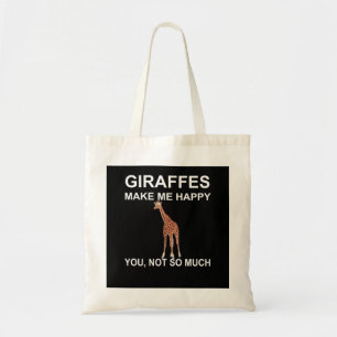 Giraffes gör att jag Lycklig inte så mycket Tygkasse