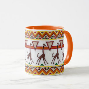 Giraffes i Afrika Mugg