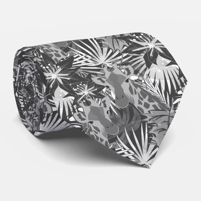 Giraffes i nattskogen.. halsen slips. slips (Rullad)