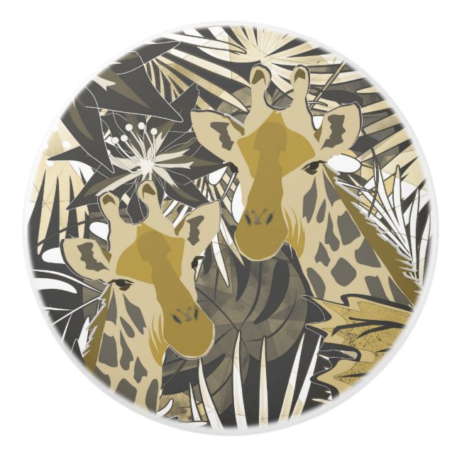 Giraffes i nattskogen.. knopp (Framsidan)