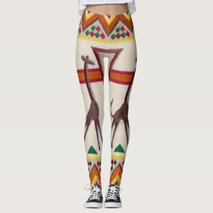 Giraffes in Afrika Leggings