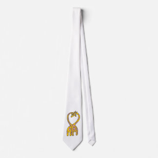 giraffes in love tie slips