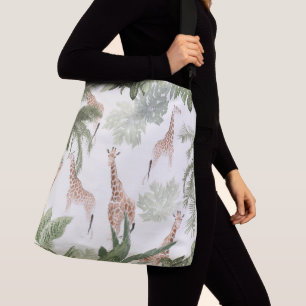 Giraffes in the Jungle #1 #children #wall #decor # Axelväska