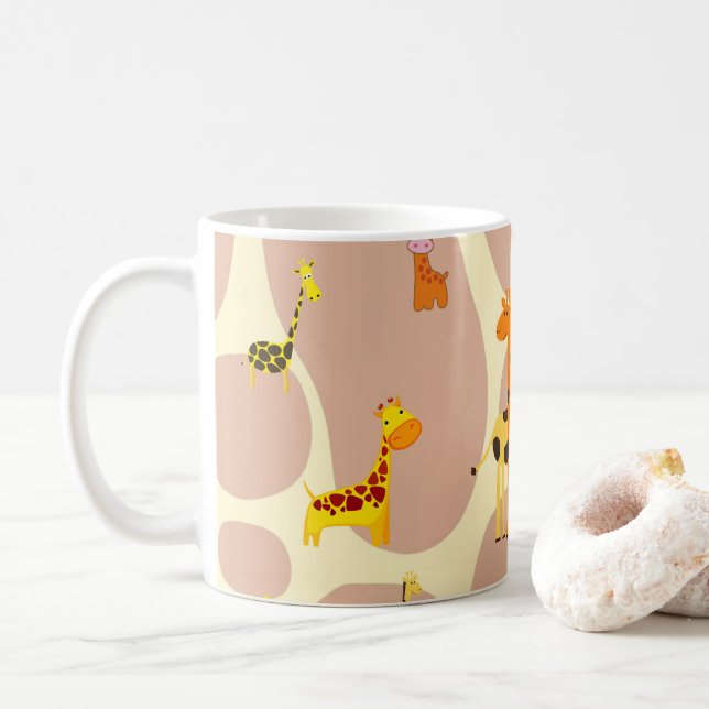Giraffes Kaffemugg (Med munk)