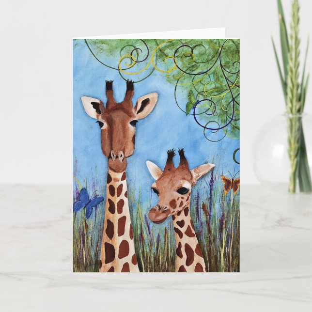 Giraffes Kort (Framsida)