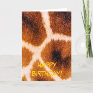 GIRAFFES KORT