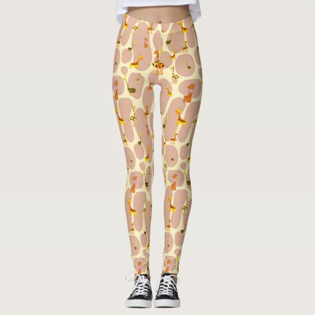 Giraffes Leggings (Framsida)