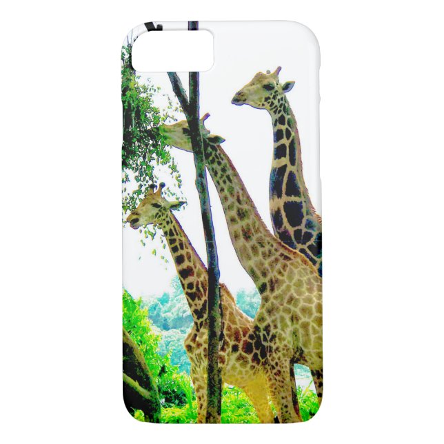 Giraffes mobila täcke Case-Mate iPhone skal (Baksida)