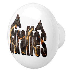 Giraffes och Giraffe Bild Logotyp Knopp