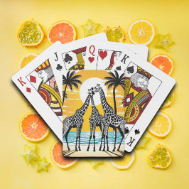 Giraffes on the Beach Casinokort
