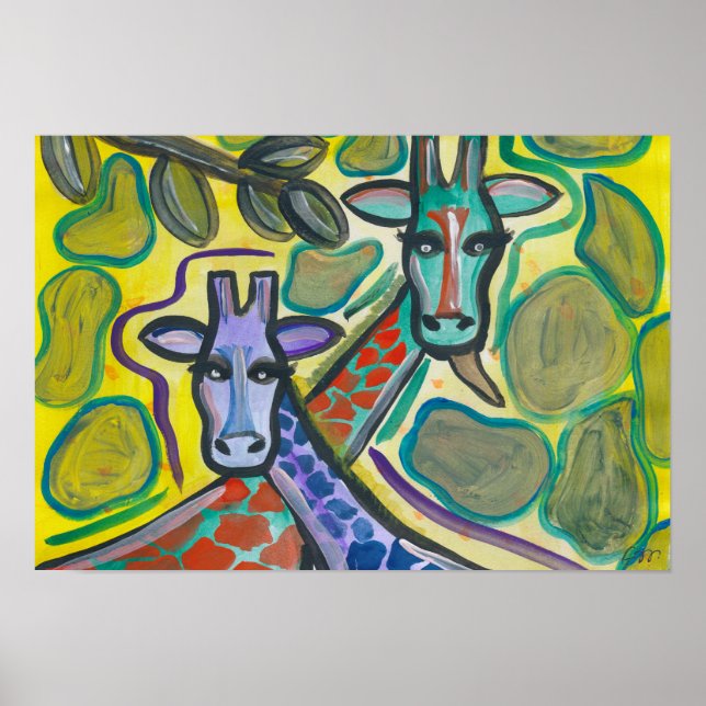 Giraffes Poster (Framsidan)