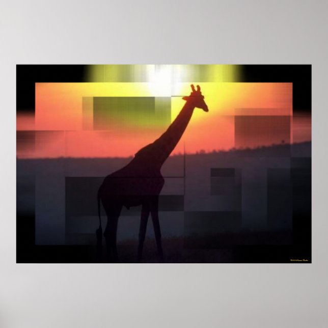 Giraffes Print Poster (Framsidan)