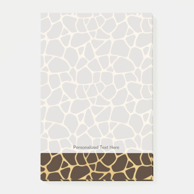 Giraffes spjutspets post-it block (Framsida)