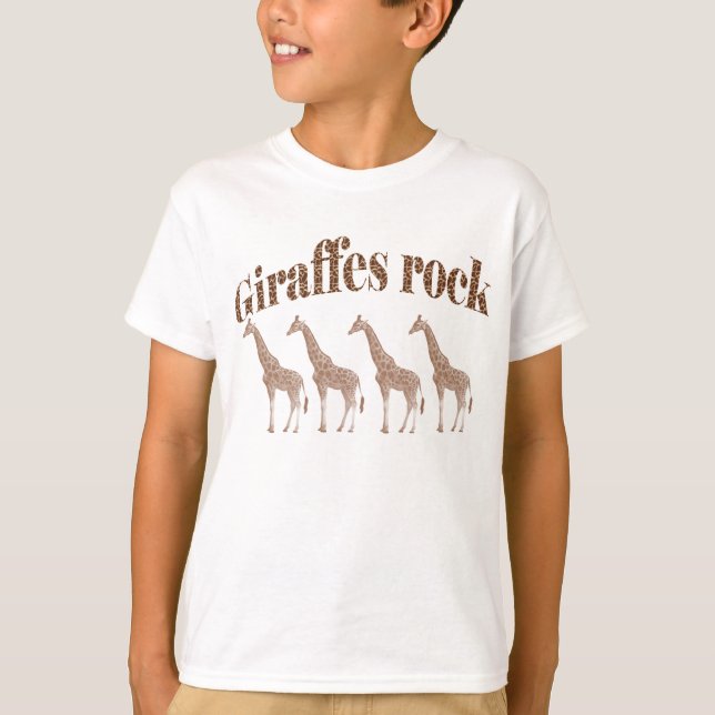 Giraffes Sten T-Shirt (Framsida)