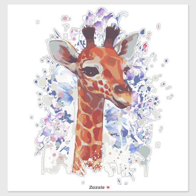 Giraffes Sticker - Giraffe Stickers - Giraffe Klistermärken (Ark)