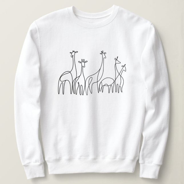 GIRAFFES SWEATSHIRT  T SHIRT (Design framsida)