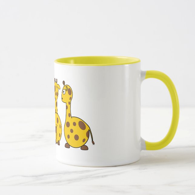 Giraffes tecknads mugg (Höger)