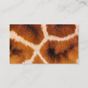 GIRAFFES VISITKORT