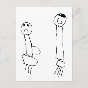 Giraffes Vykort