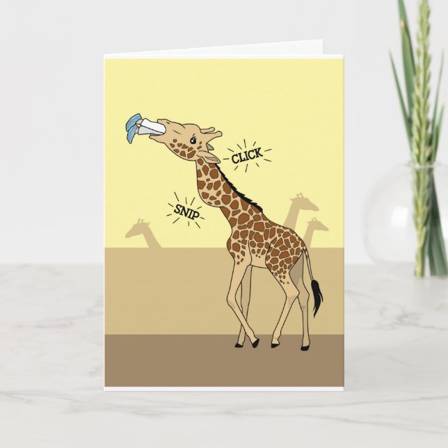 Giraffet #18 får väl kort (Framsida)