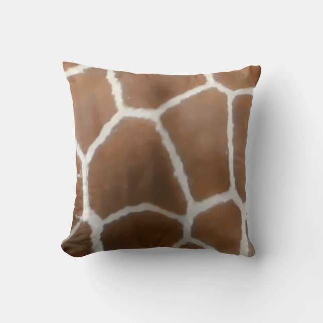 GIRAFFET FLÅR KUDDE (Framsida)