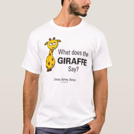 Giraffet förråder manar grundläggande T-tröja Tee Shirt