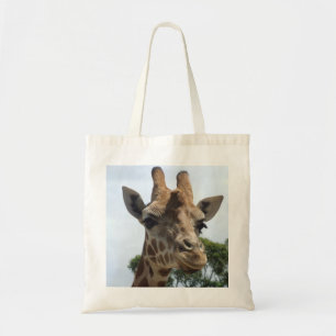 Giraffet hänger lös tygkasse
