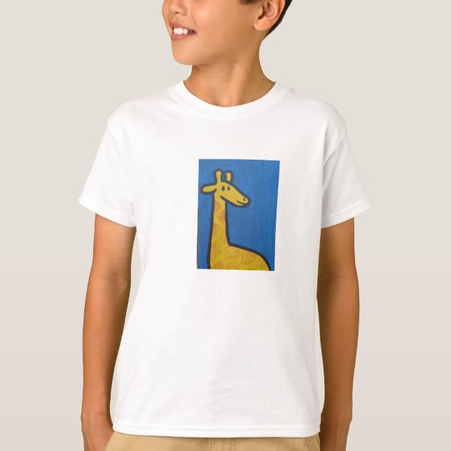 Giraffet lurar T-tröja Tee Shirt (Framsida)