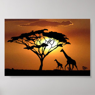girafffamiljen poster