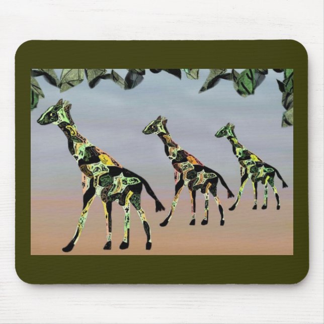 Girafffamiljlivsmiljö Musmatta (Framsidan)