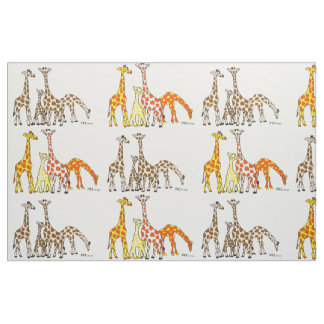 Girafffamiljtyg Tyg