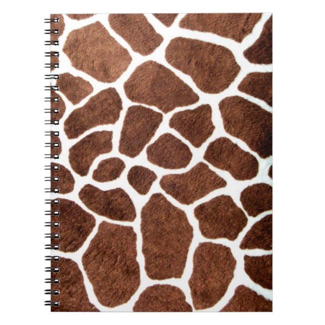 Girafffläckar Anteckningsbok Med Spiral (Framsidan)