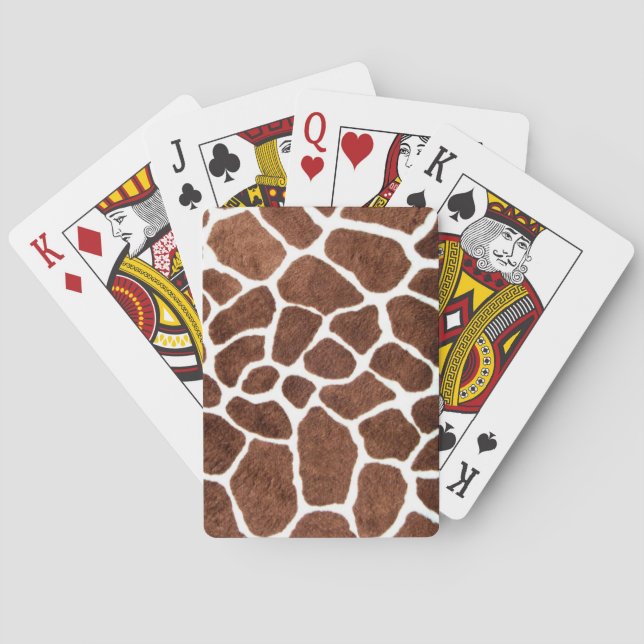 Girafffläckar Casinokort (Baksidan)