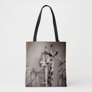 Girafffoto - Vintage Stil Tygkasse